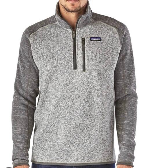 Patagonia 1/4 zip Better Sweater pullover nickle forge grey pocket 2x size XXL - Picture 12 of 12